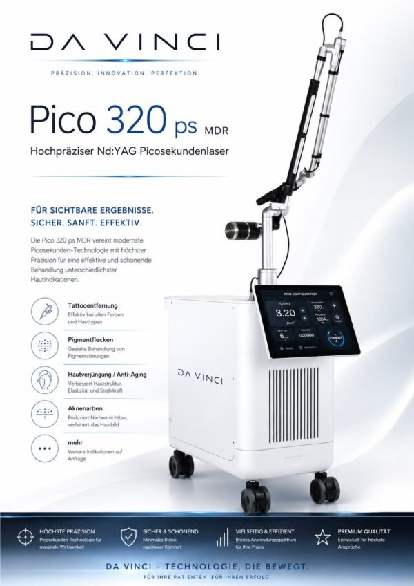 DA VINCI Ultra Pulse Picosecond - BEAUTECH SWISS
